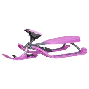 Stiga Snow racer Ultimate Pro bleikur m/dráttarspólu