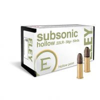 Eley Subsonic hollow 22cal skot
