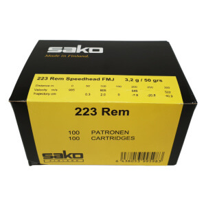 Sako skot 223 Range 50gr FMJ100st