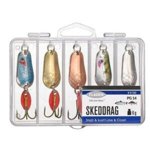 Skeddrag spúnasett 6 gr 5stk