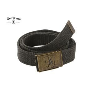 Deerhunter canvas belti brúnt 130cm