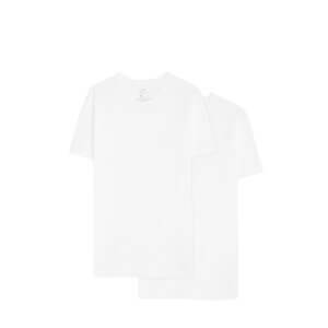 Nike crew neck bolir hvítir 2pack