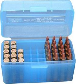 MTM Large 50 skota box blátt 25/06-6,5x55-3006