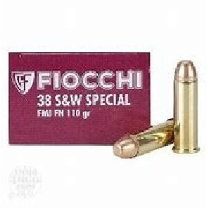 Fiocchi 38special FMJ 110gr skot 50 stk