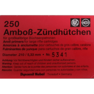 RWS # 5341 large rifle hvelletta 100stk