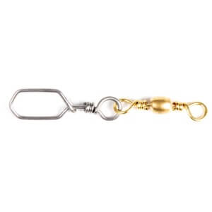 Fladen brass swivel w/snap 1/0