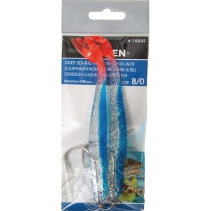 Fladen twintail blue glitter 8/0 slóði