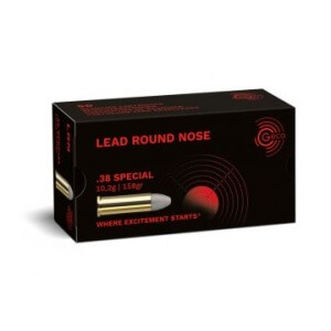 Geco 38 special Lead round nose 158gr