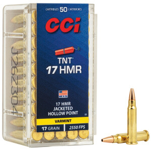 CCI 17HMR TNT 17grain hollow point
