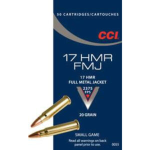 CCI 17HMR skot FMJ 20grain