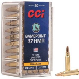 CCI 17HMR skot Gamepoint 20grain