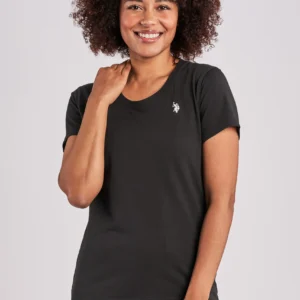 US Polo W Amy O Neck Tee Tap Shoe