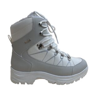 Kuldaskór m/broddum hvítir