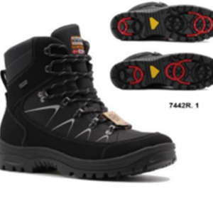 Kuldaskór m/broddum svartir