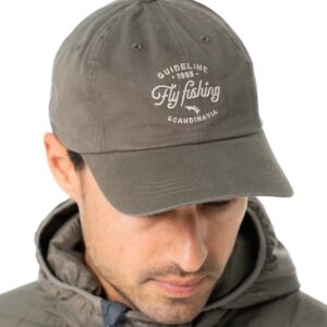 Guideline Fly fishing Dad cap grey