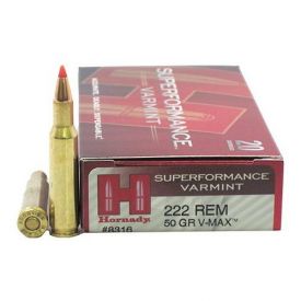 Hornady 222 REM 50gr V-Max 20stk