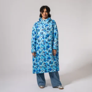 Festival regn Poncho Blue Daze
