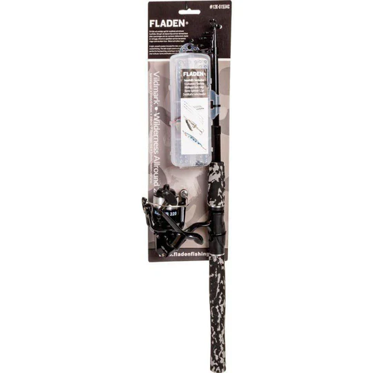 Fladen camo sett 210cm telescop m/boxi