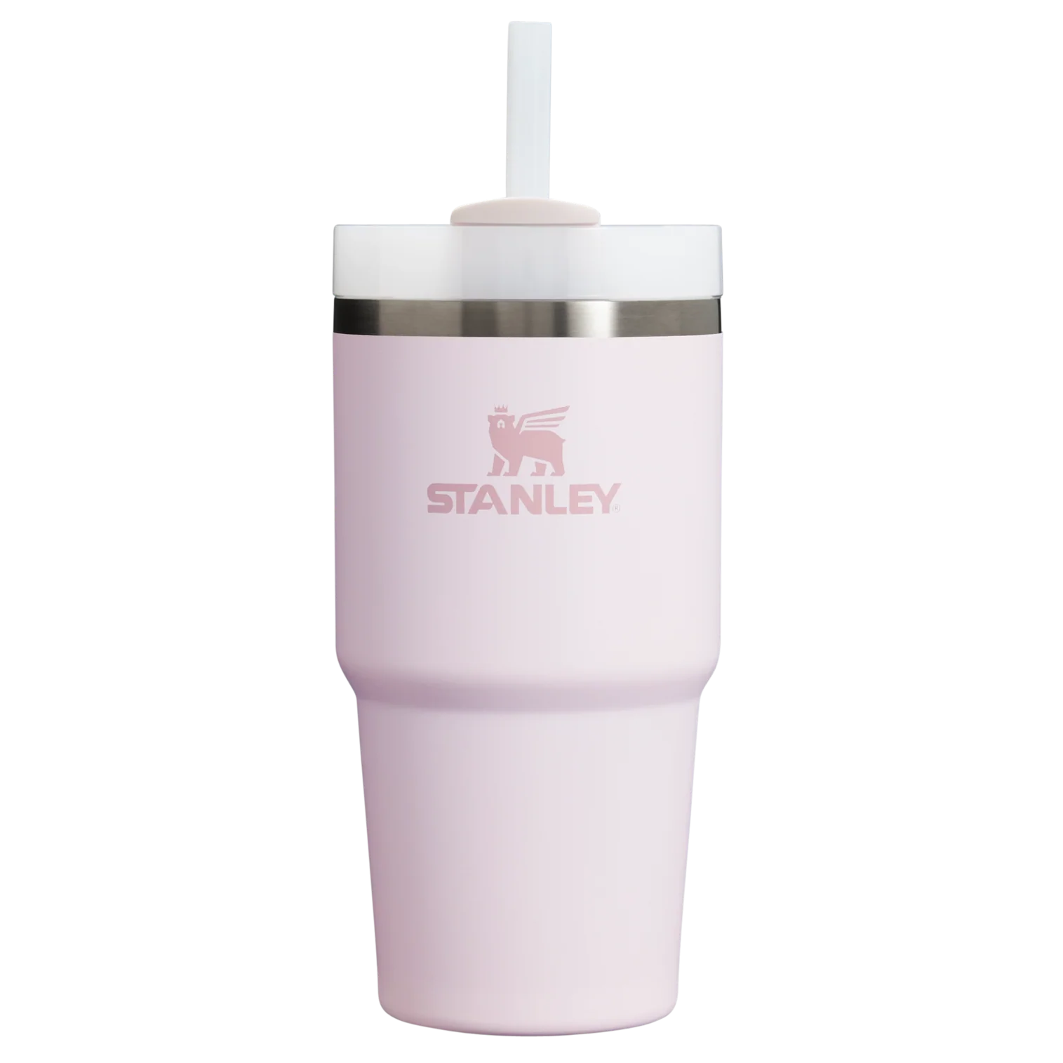 Stanley The Quencher® bekerhoes en rietjes dop 3-delig • Roze • de Bijenkorf