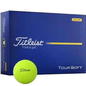 Titleist Tour soft golfboltar 3stk GULIR