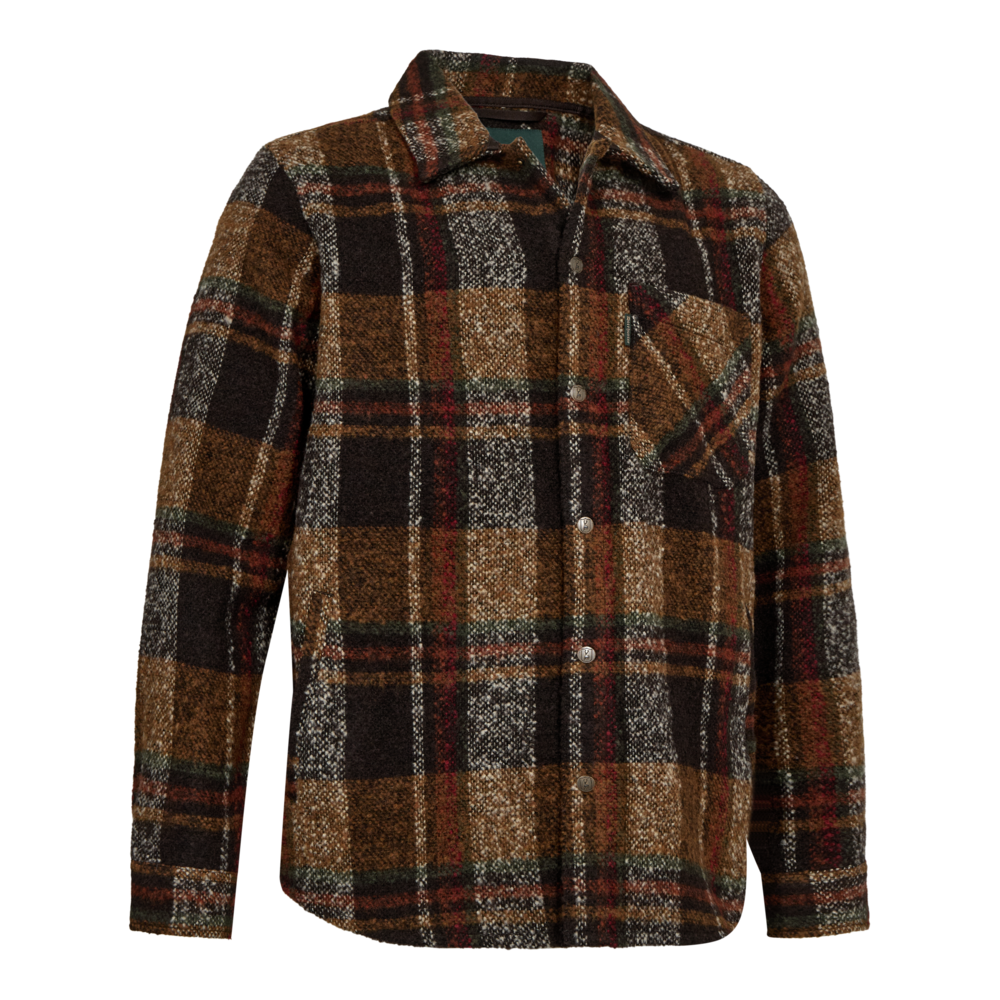 Deerhunter Wilder Overshirt Brown check